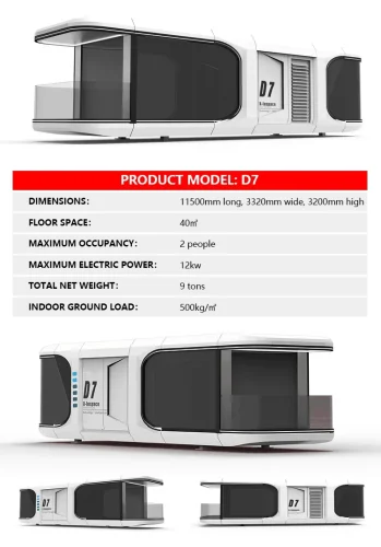 Space Capsule Mobile Home, Pod Space Room Capsule Cabin Villa - Image 8