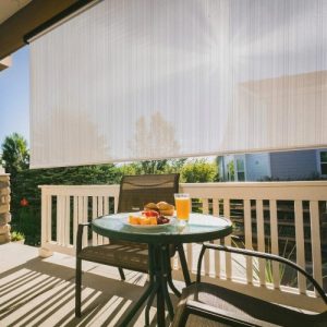 Koolspot Pole Operated Outdoor Sun Shade, 6'W x 8'L