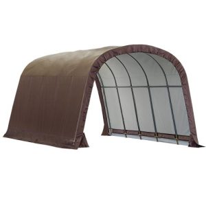 ShelterLogic Run-In Equine Shelter 12x20x8 Livestock Horse Field Shade Barn