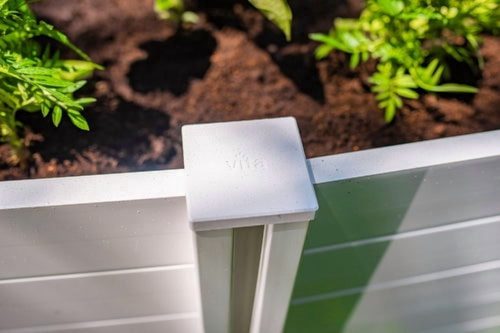 Vita Classic 6'L x 6'W x 22"H Vinyl Keyhole Composting Garden Bed - Image 9