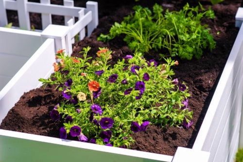 Vita Classic 6'L x 6'W x 22"H Vinyl Keyhole Composting Garden Bed - Image 8